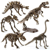 Dinosauriefossil Grävkit för Barn - Arkeologisk Utgrävning och Montering av Dinosaurieskelett, Lärande Do-It-Yourself